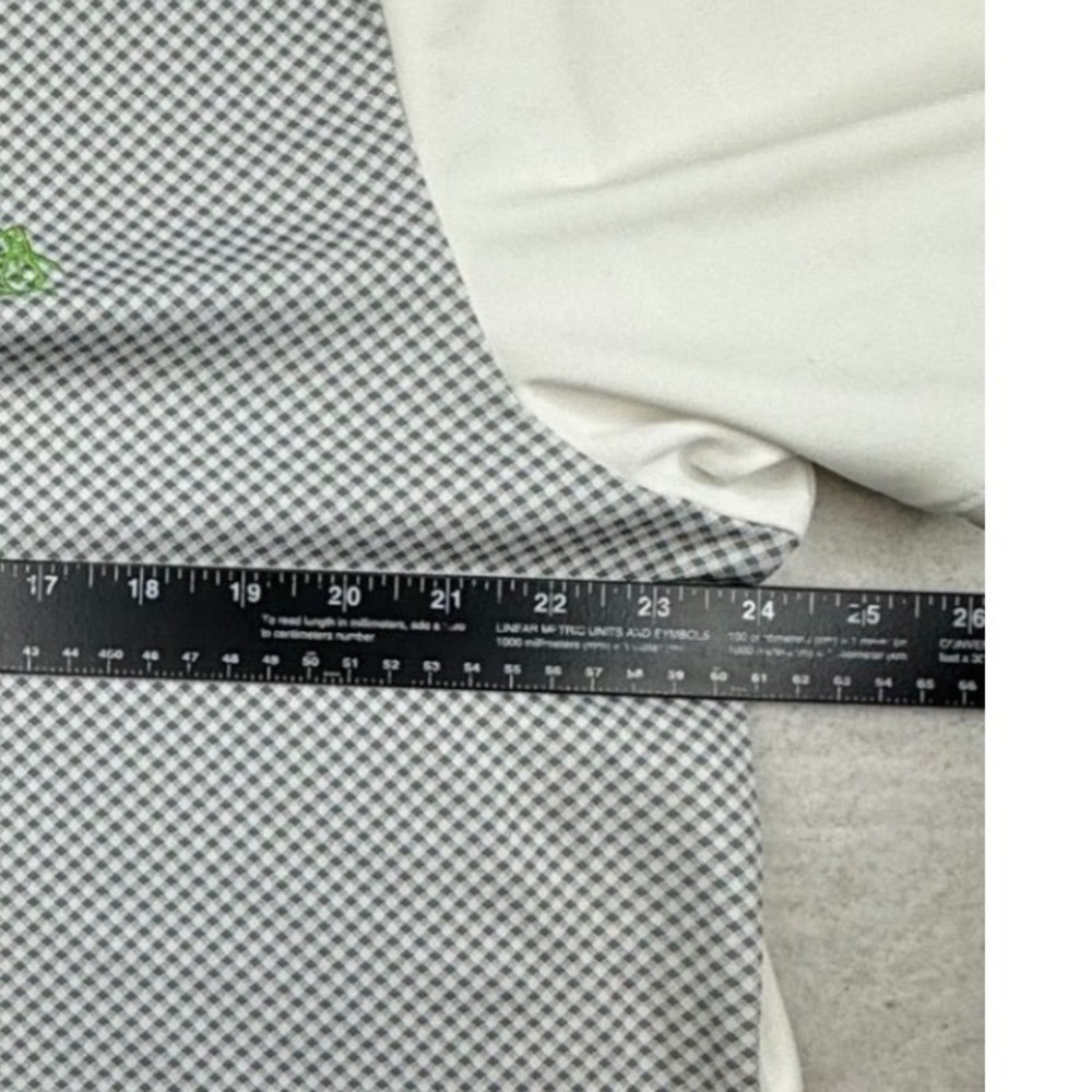 Penguin Mens XXL Polo Shirt Micro Check Golf preppy stitch fix casual leisure - Picture 9 of 9